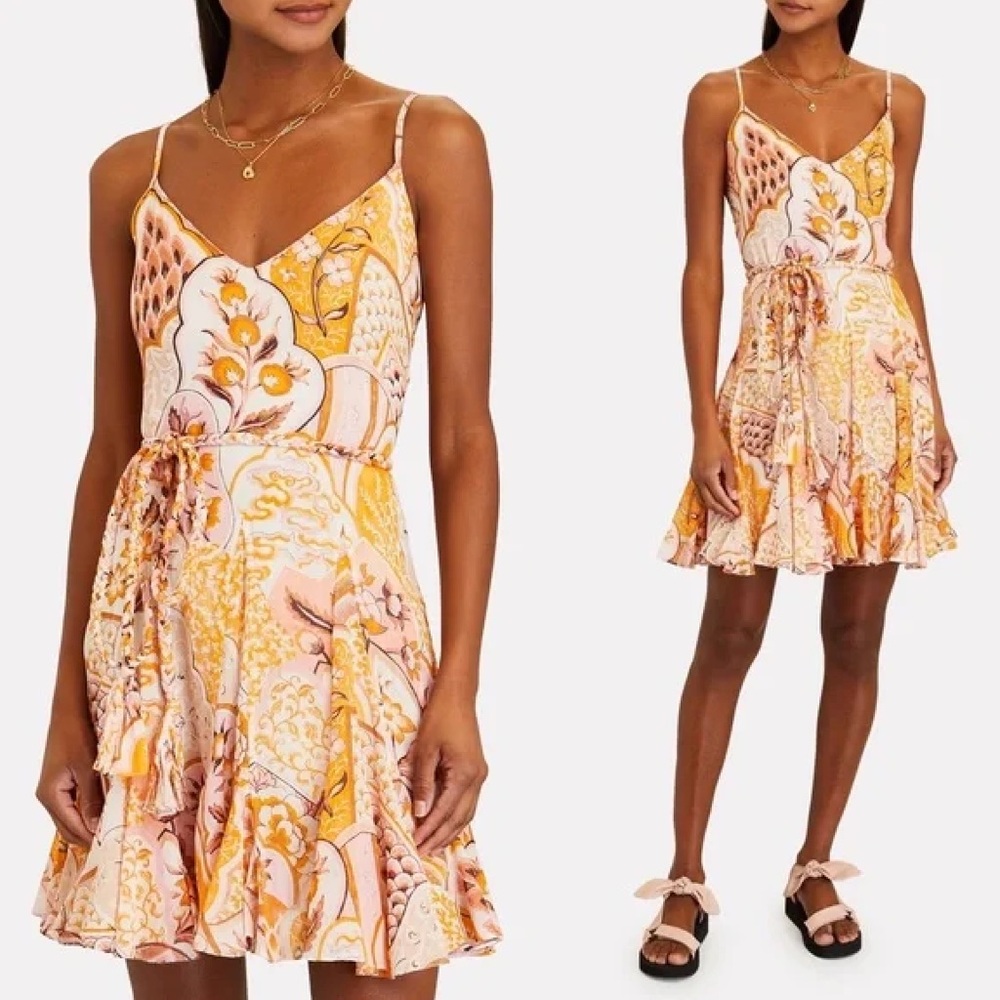 NWT Rhode Casey Sleeveless Floral Mini Dress